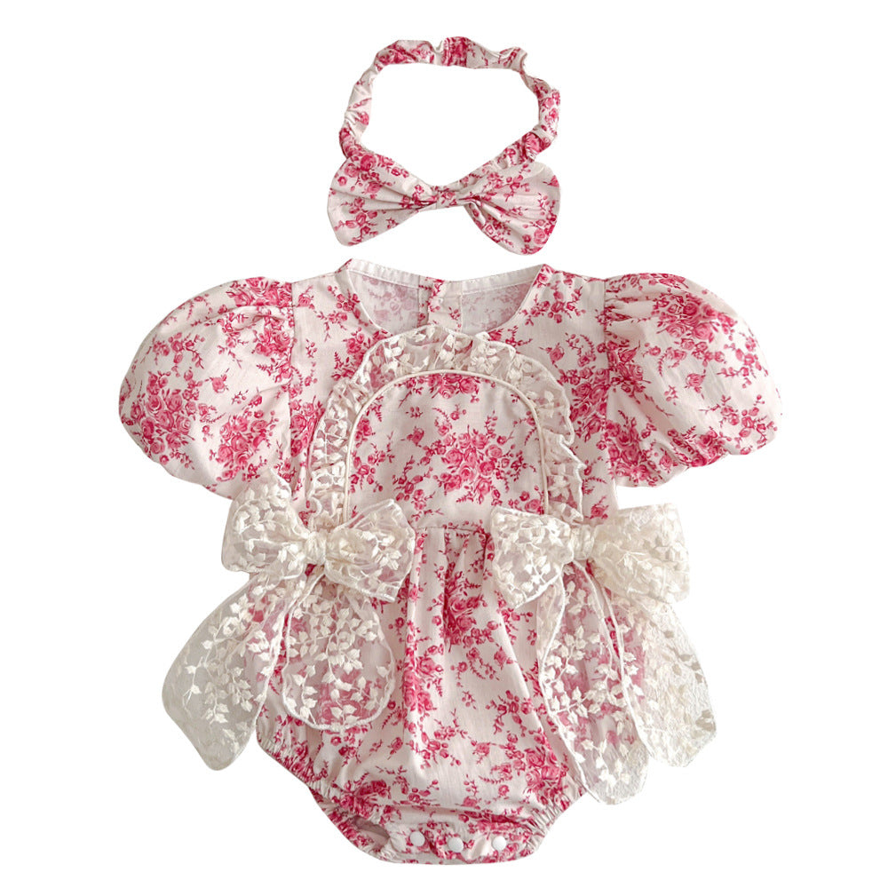 Robe d'été à manches courtes pour les filles