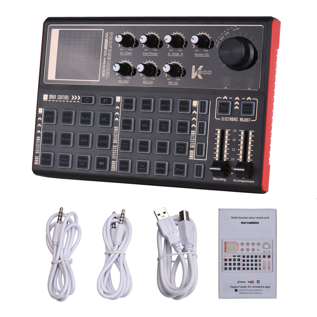 Anchor Live Diffusion externe K Song Accompagnement Sound Card