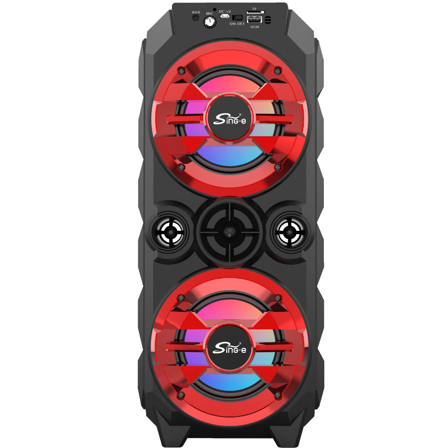 Couleur sans fil Light Portable Pull Rod Bluetooth Audio