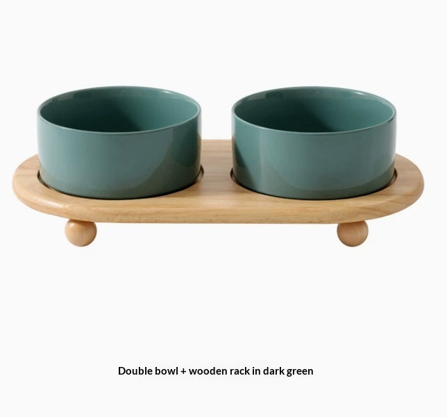 Céramique Cat and Dog Food Bowls Pet Bowl Fournitures