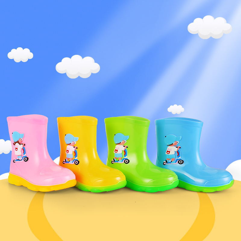 Bottes de pluie détachables antidérapantes