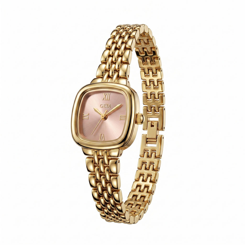 Montre de robe de quartz femme de style niche