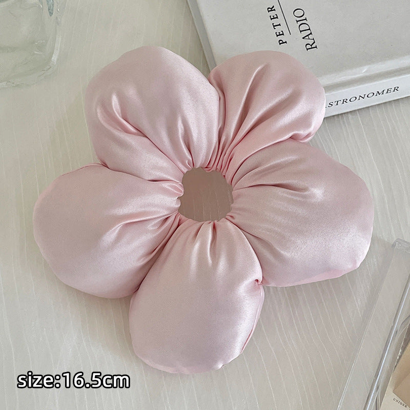 Oreiller fleur d'éponge Satin Grand bandeau intestinal