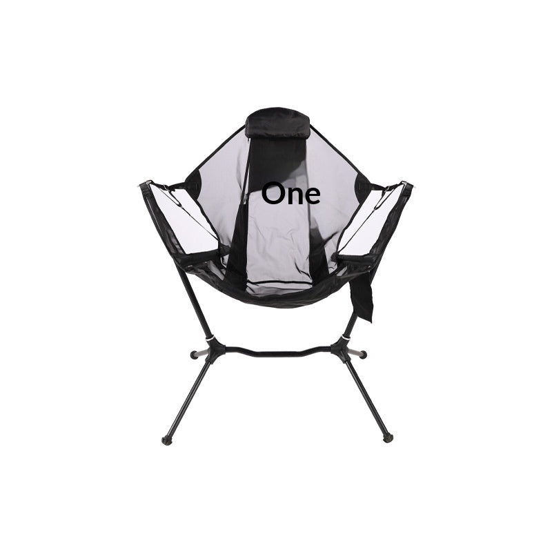 Chaise de pêche Rocking Aluminium Alliage Camping Rocking Chaise