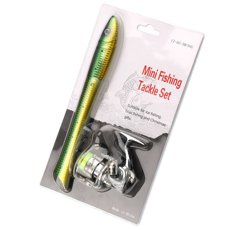Mini stylo à poisson Rod Portable Sea Fish Rod Set