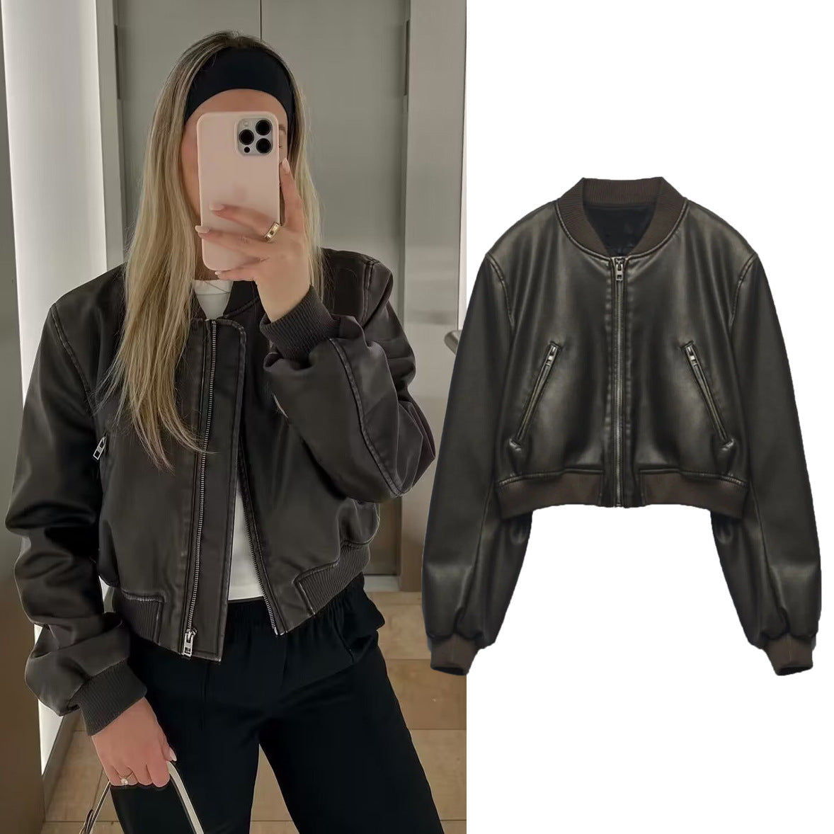 Veste pilote de moto de stand pour femmes