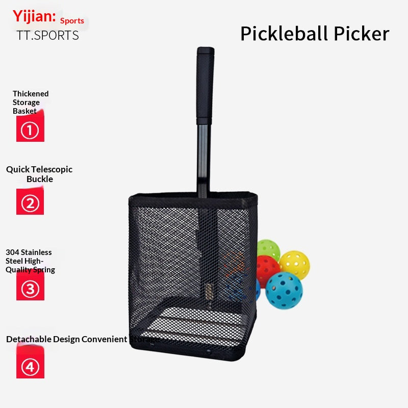 Récupérer des boules de pickleball