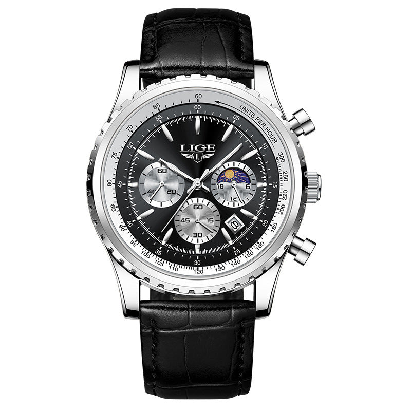 Montre imperméable multifonctionnelle pour hommes