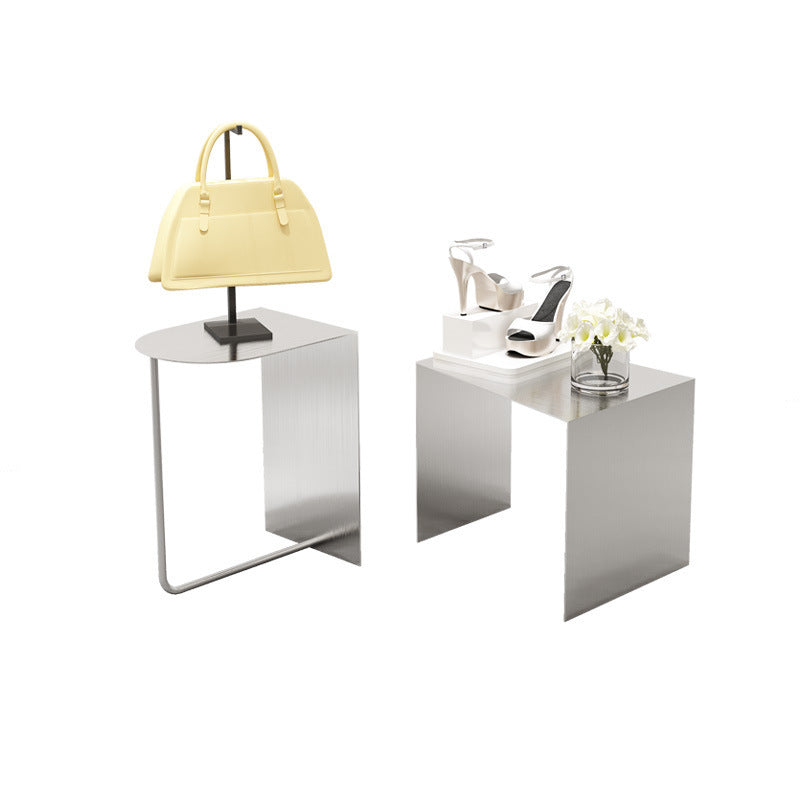 Display Armoire en acier inoxydable Shop Display Stand Exposition Produit Display Storage Stan