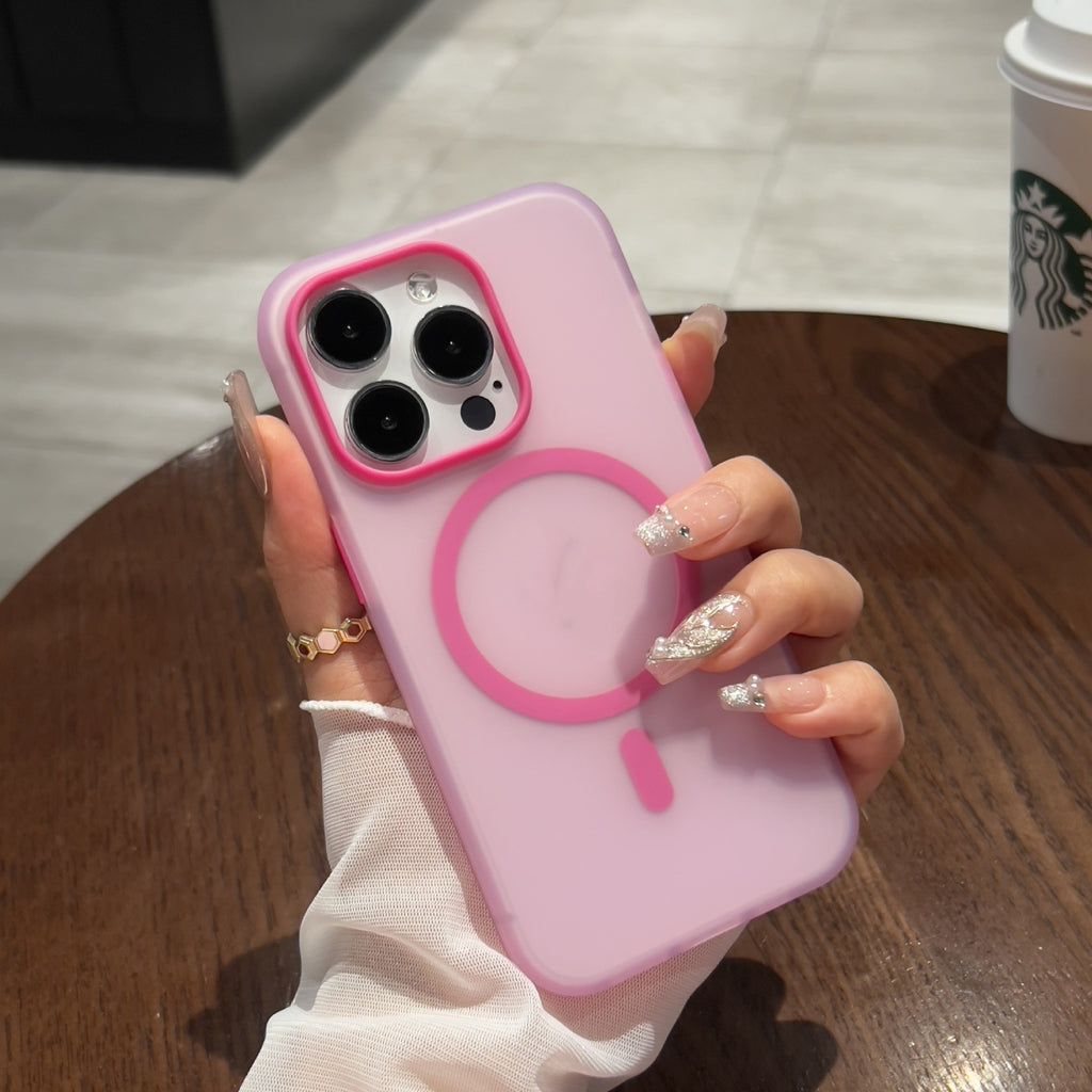 Skin Feeling Frosted Phone Case Tout inclus résistant à la chute