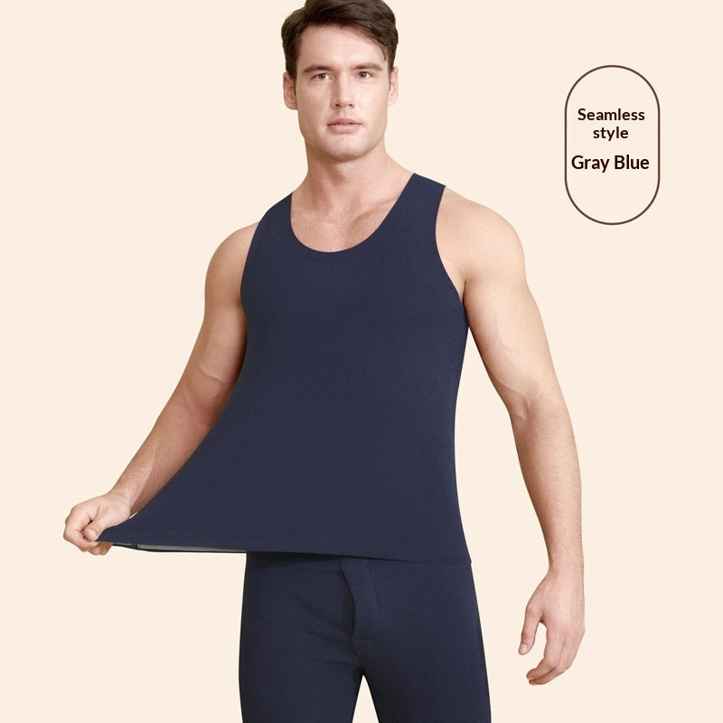 AutumnHiver Fleece-lined extra-épaisseur sans manches Base Top