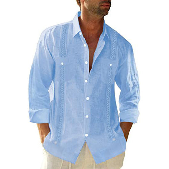 Chemise Homme imprimé 3D à manches courtes