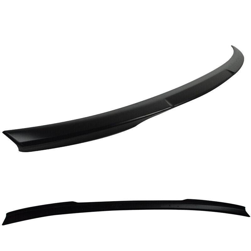 4-Series F32 Style Unpainted Black Rear Trunk Spoiler Wing ABS