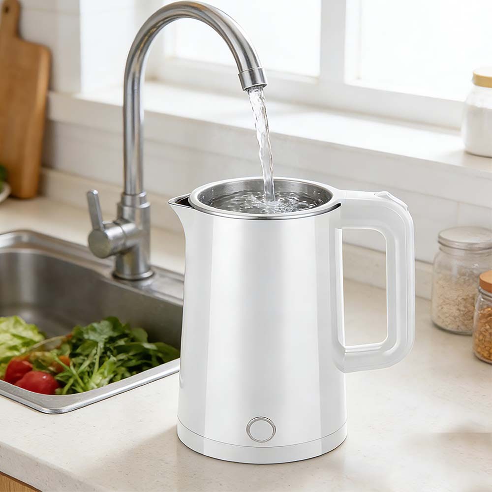 2L Bouilloire électrique 1500W acier inoxydable sans fil Protection contre la surchauffe UK