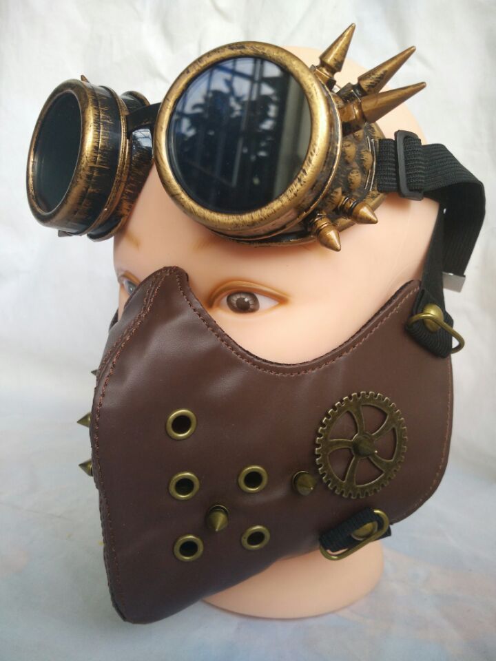 Masque de punk gothique à vapeur