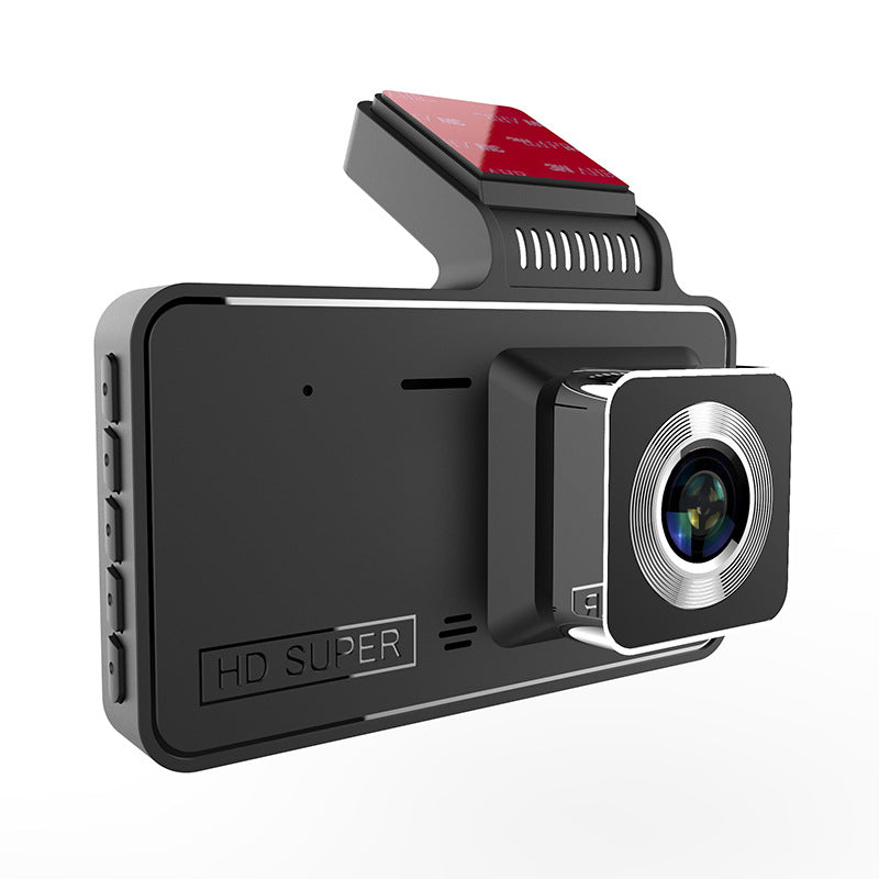4 pouces d'adhésif Dashcam double objectif