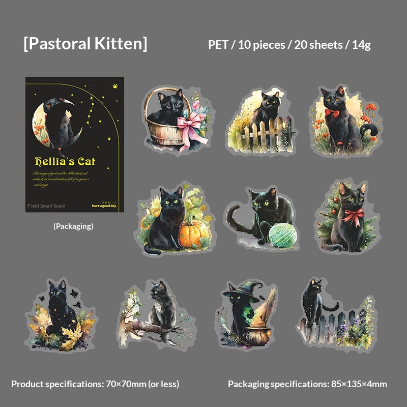 Un beau Sticker Day Pack The Hearias Cat Series