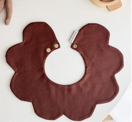 Super doux en coton peigné bébé tache de lait prévenir les pétales bib