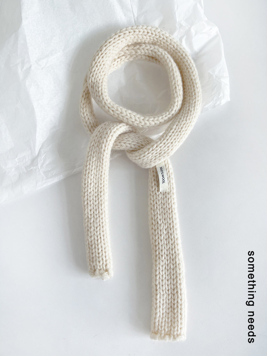 Women's Long Narrow Scarf Warm Neck