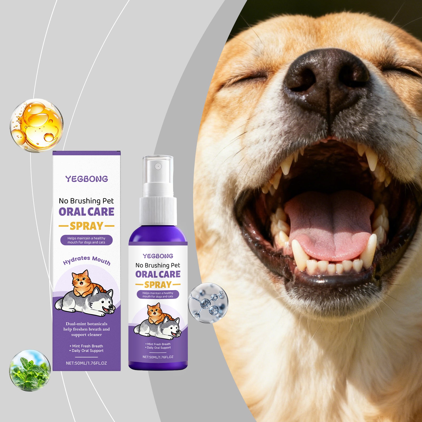 Vaporisateur de dents de chien
