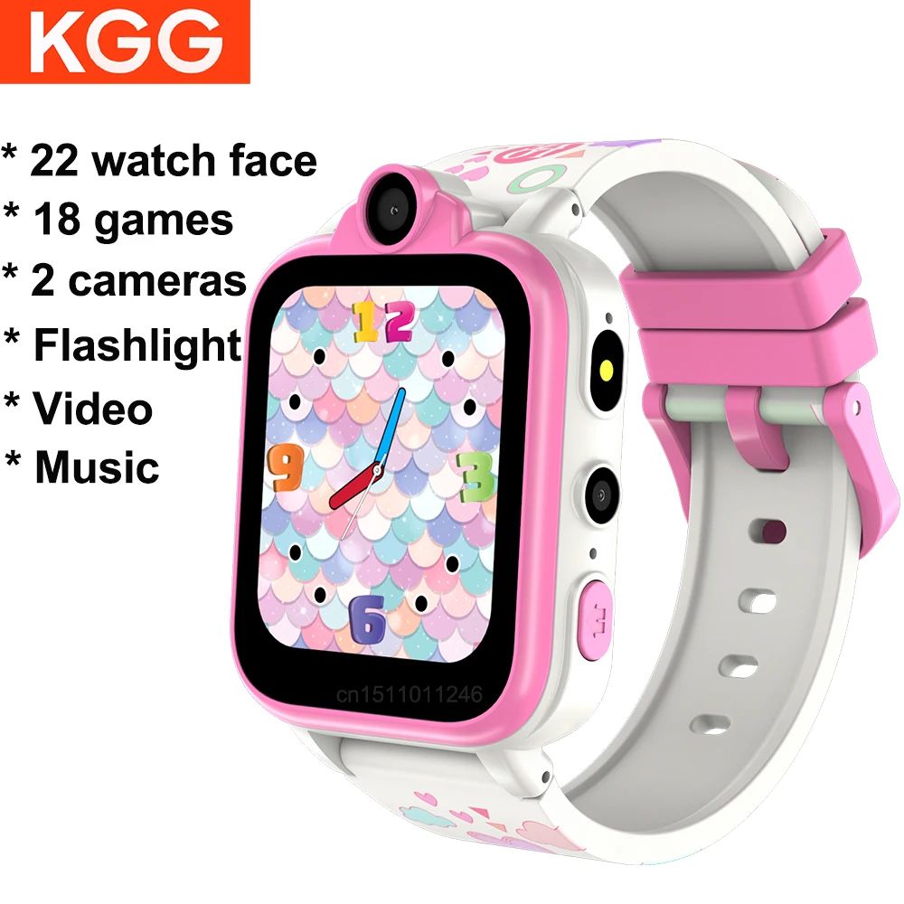Multifonctionnel écran tactile pour enfants Positionnement Jeu Smart Watch