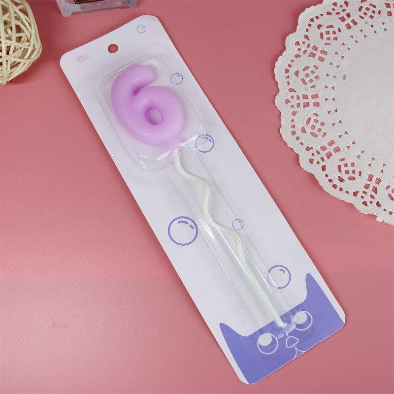 Ballons rotatifs Bougies numériques Bougies d'anniversaire