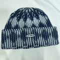Autumn Winter Warm Ear-Protecting Tie-Dye Colorblock Knitted Beanie
