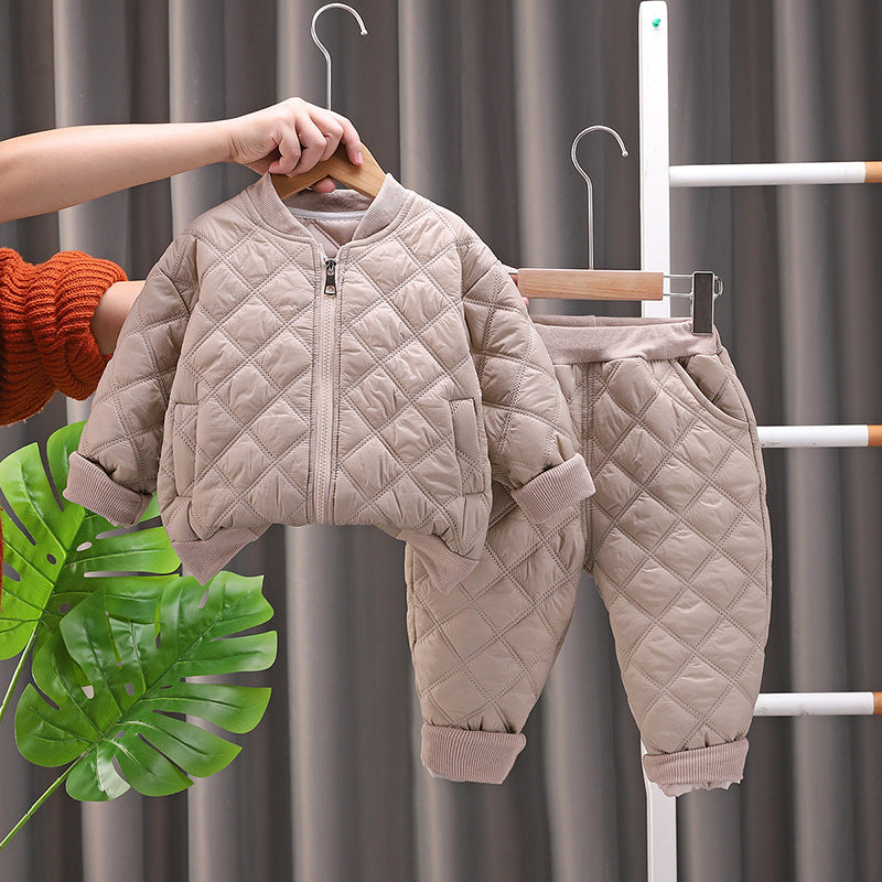 Garçons et filles Mode Personnalité Robe doublée de polaire