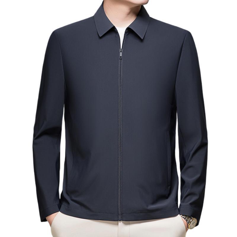 Veste de lapelle polyvalente pour hommes pour le printemps et l'automne