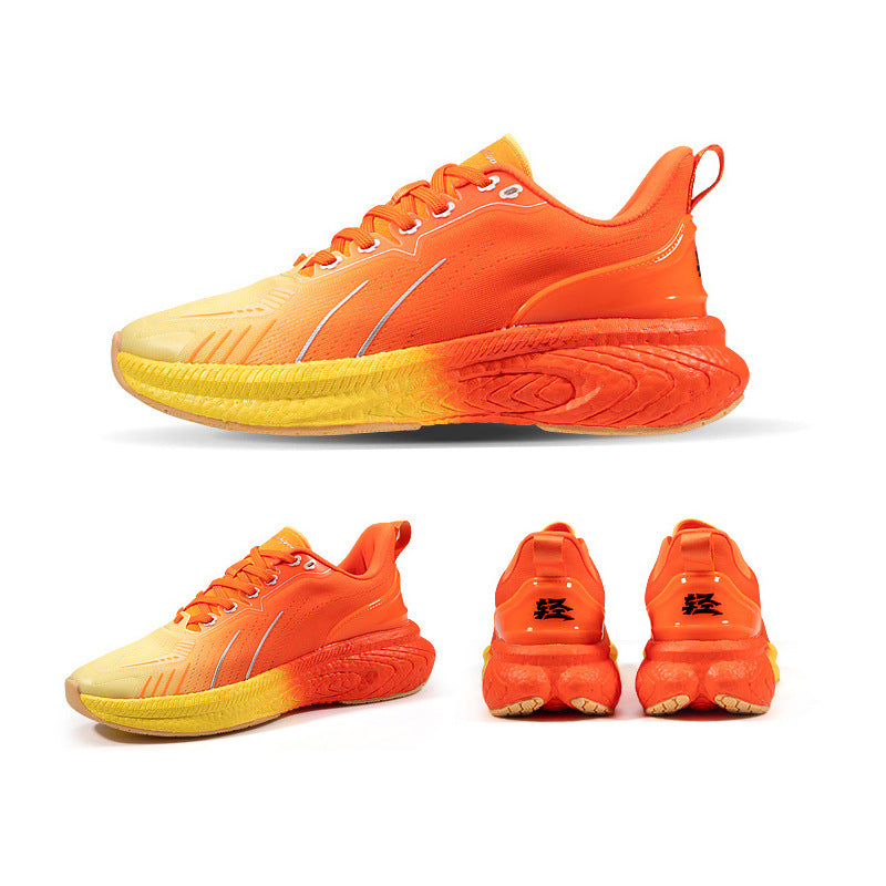 Popcorn Épaisseur Semelle Léger Flying Woven Chaussures de course