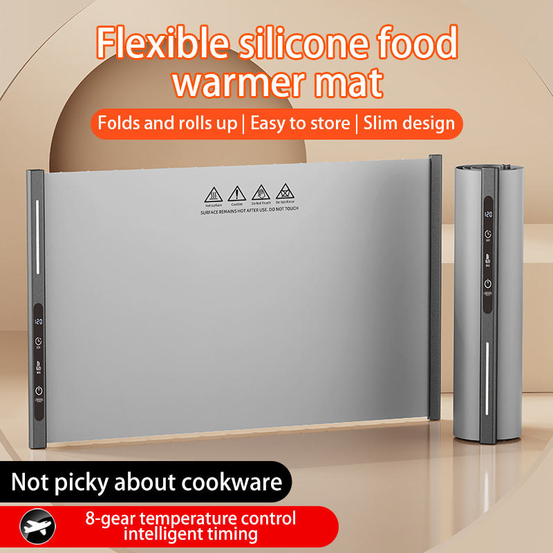 Mat de réchauffement alimentaire en silicone à température constante