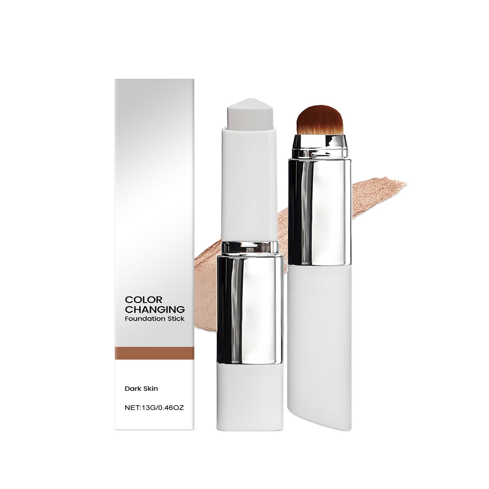 2-en-1 Color Changing Foundation Stick Deep Skin Tone