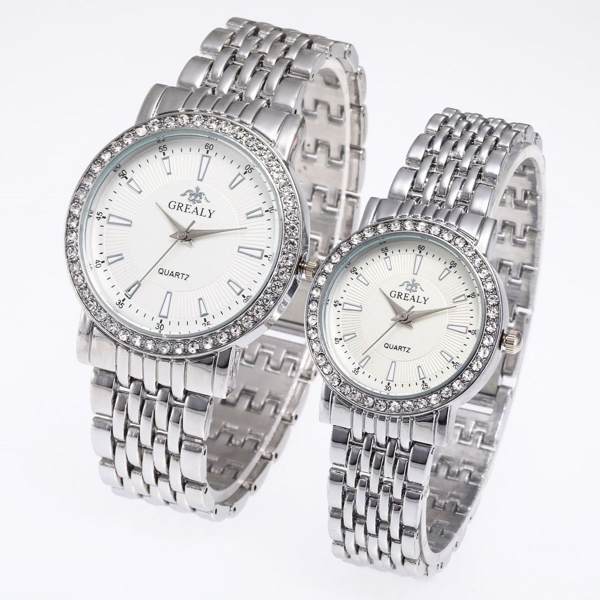 Men's and Women's Quartz Dress Couple Watches Business Gift