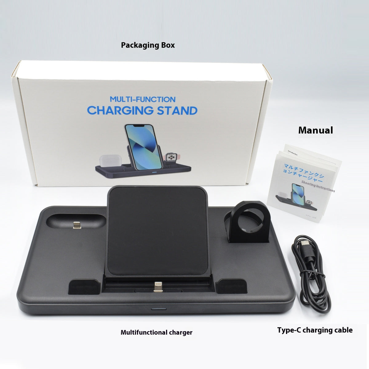 Mobile phone tablet three-in-one base mobile phone bracket