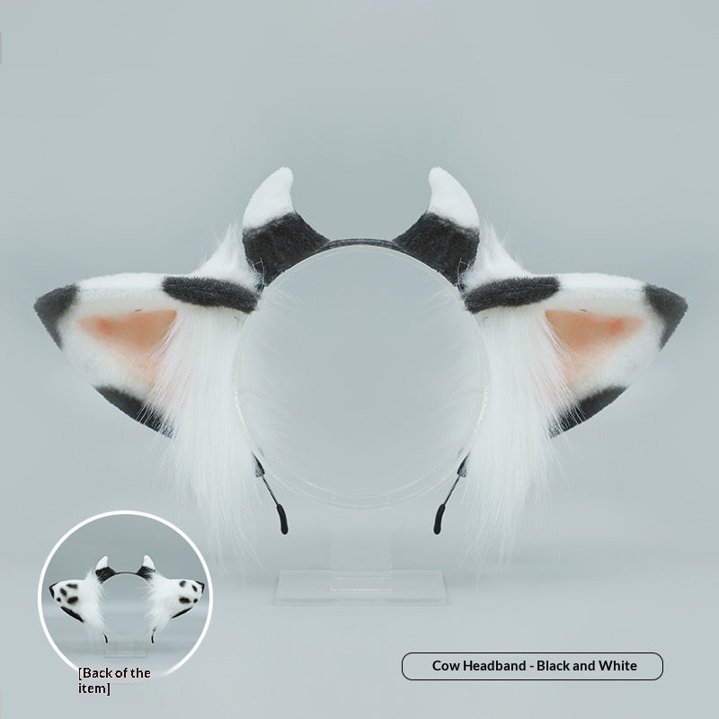 Drop-shipping Handmade Cute plush hair accessories