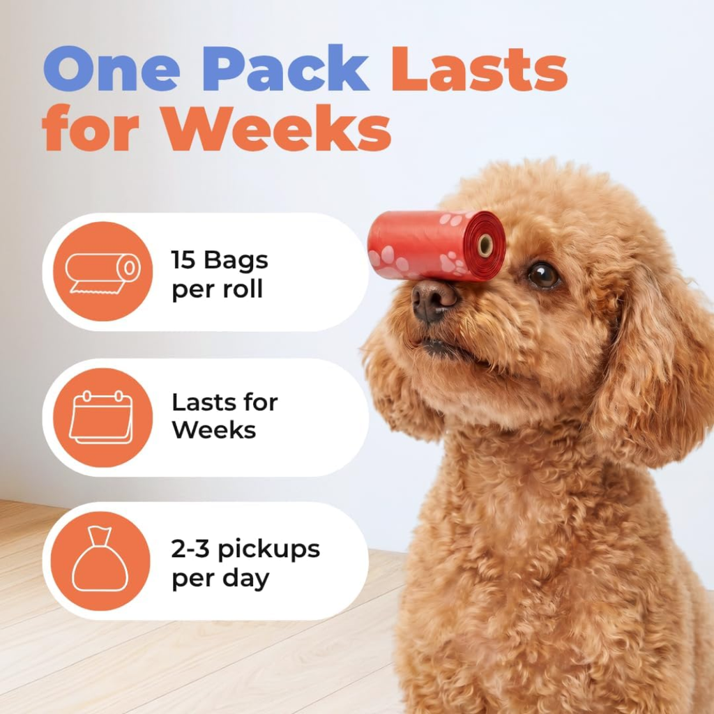 Best Pet Supplies Dog Poop Bags for Waste Clean Up