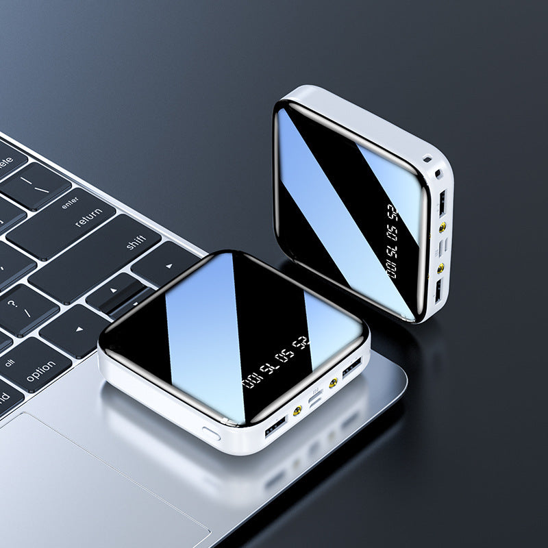 Mirror Mini-portable Power Bank Grande capacité