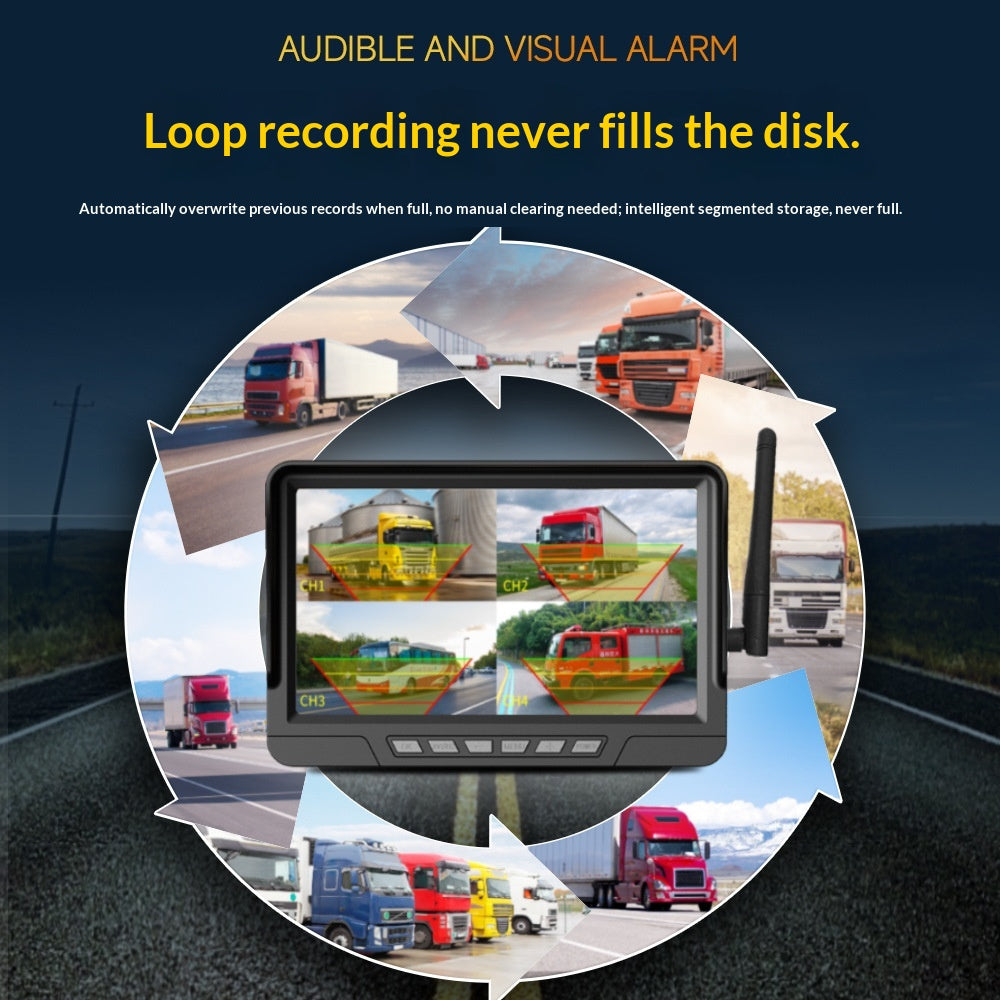 7-inch HD Night Vision Reversing Camera