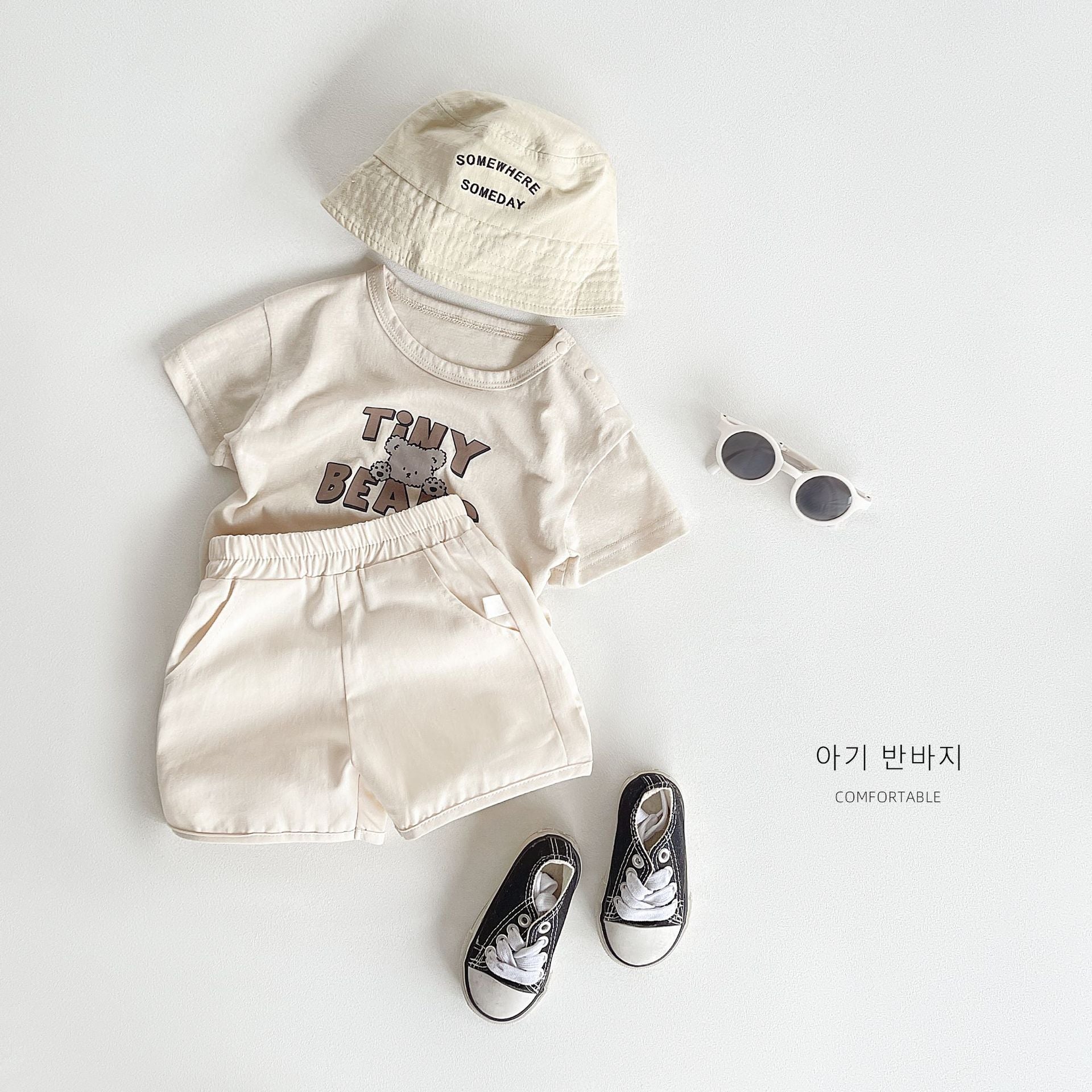 Style d'été Pantalons de style coréen pour garçons et filles