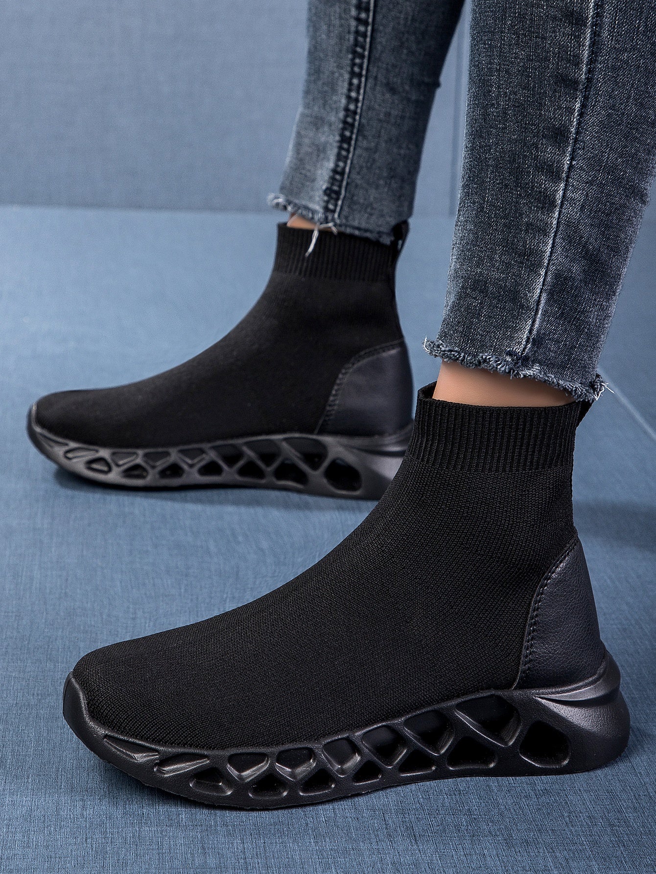 Chaussettes extensibles haut de gamme Chaussettes en cheville Chaussures respirantes