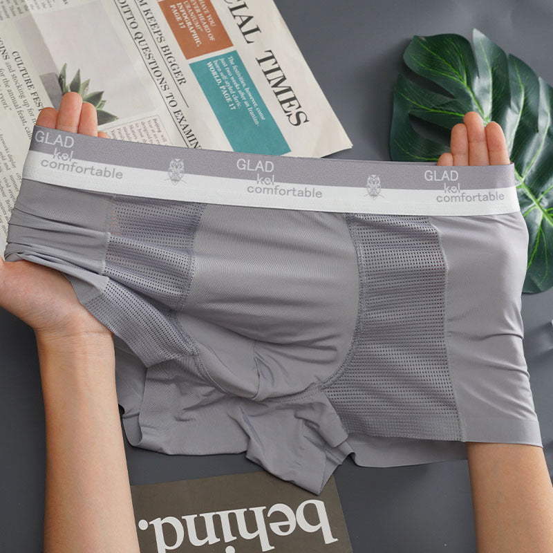 Thin Ice Silk Mesh Breathable Seamless Shorts