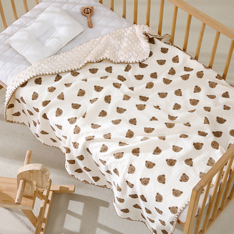 Type A Pure Cotton Gauze Doux Couverture bébé pour nouveau-nés et nourrissons