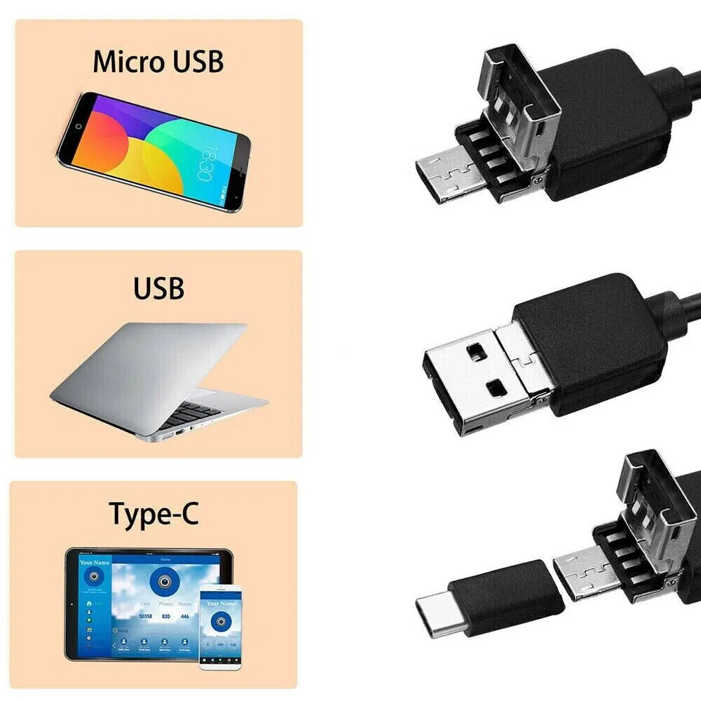 HD LED Endoscope endoscope endoscope appareil photo de cire choix de nettoyage outil de nettoyage Kit de suppression