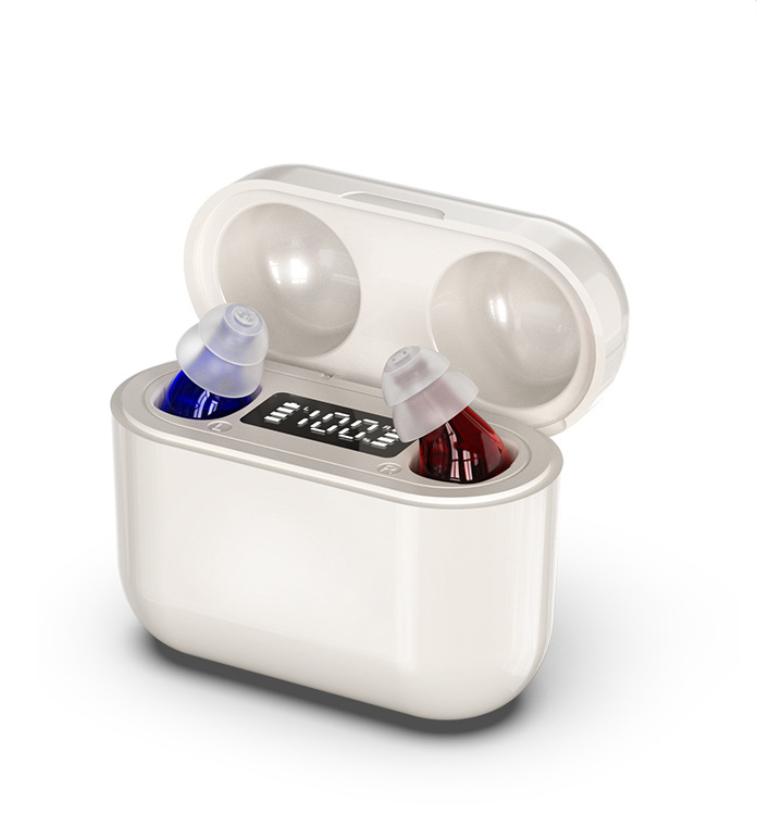 Aide auditive numérique rechargeable de réduction du bruit