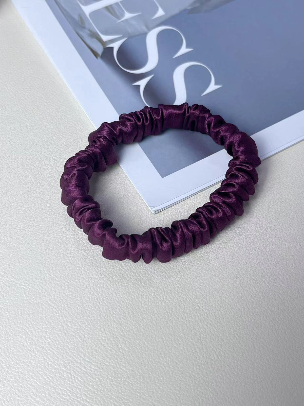 Silk Little Hair Ring Silk Satin Large Intestine Ring ne fait pas de mal à la corde des cheveux traceless