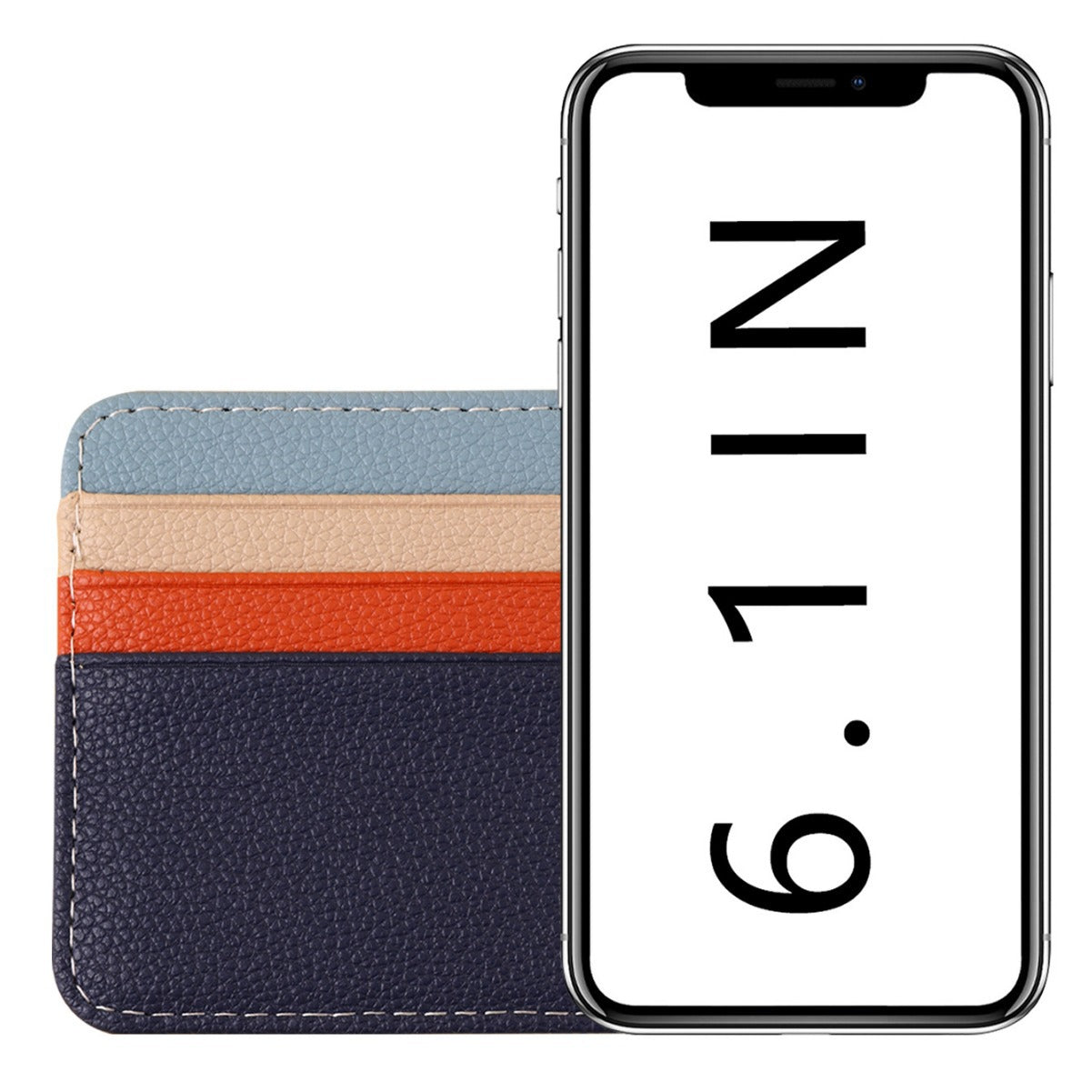 Fashion Minimalist Creative Ultra-mince couleur correspondant porte-carte