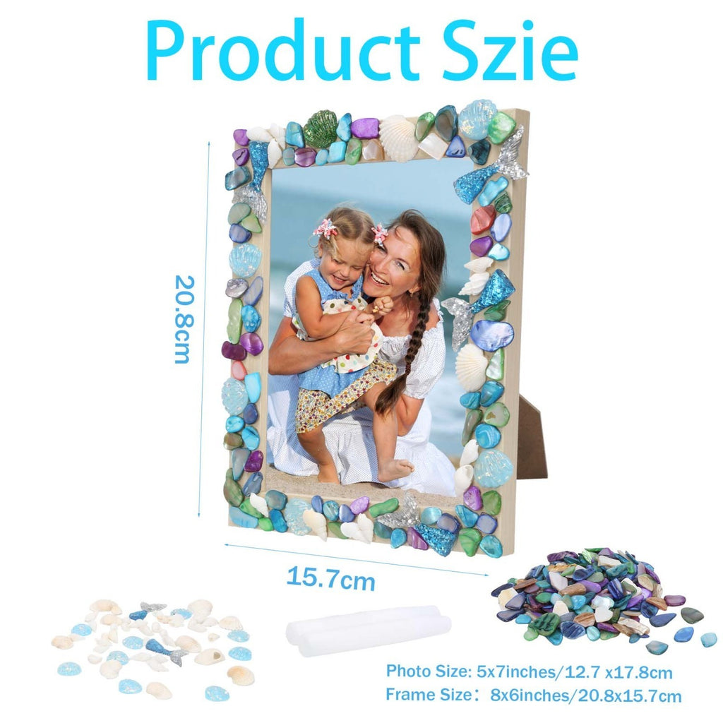 Ocean Mosaic Photo Frame Artisanat Kit