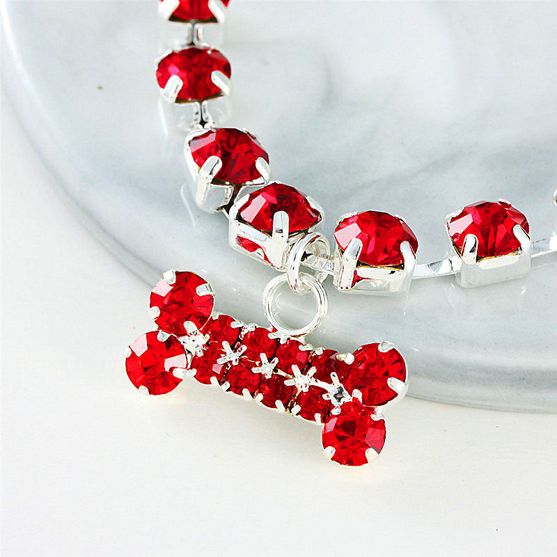 Pendentif en strass Collier en strass