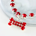 Pendentif en strass Collier en strass