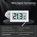 Sonde thermomètre numérique-2 mètres-blanc